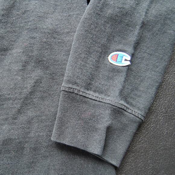 Champion Small Camo & Gold Logo Black Long Sleeve Shirt - Picture 2 of 5